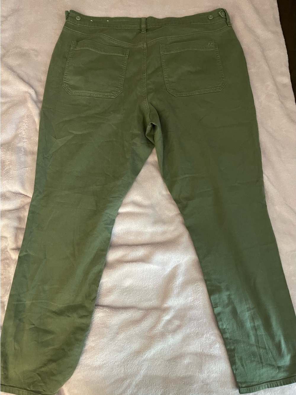 American Eagle Outfitters Olive Green High-Rise Pants